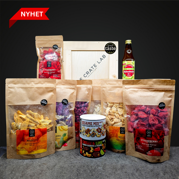 Presentlåda med kofot - Frystorkad frukt vitaminboost