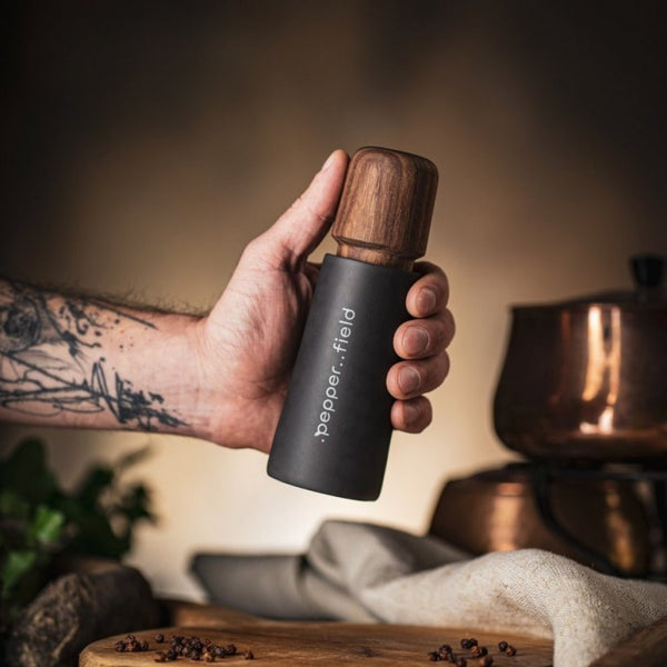 Pepper.field - Kvarn och 3 exklusiva rör med kampotpeppar