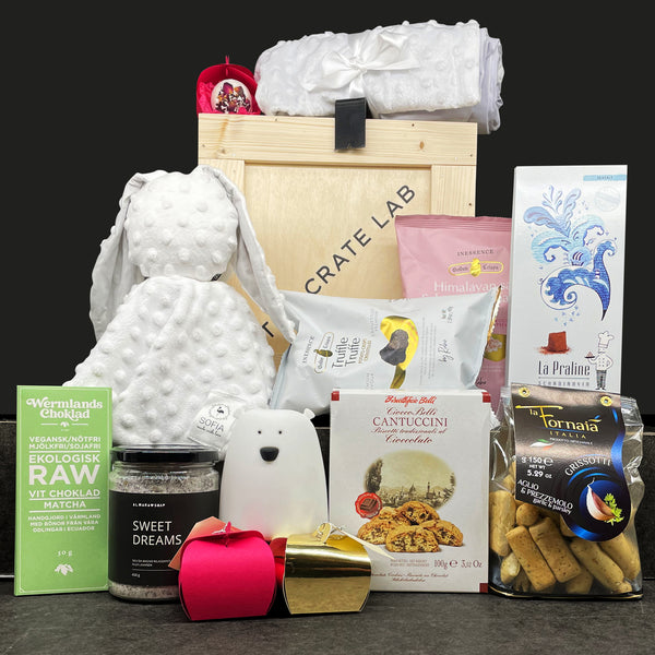 Presentlåda med kofot - Babyshower