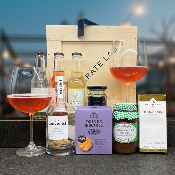 Presentlåda med kofot - Gin & Tonic-entusiasten
