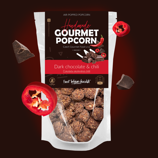 Popcorn - Mörk choklad och chili