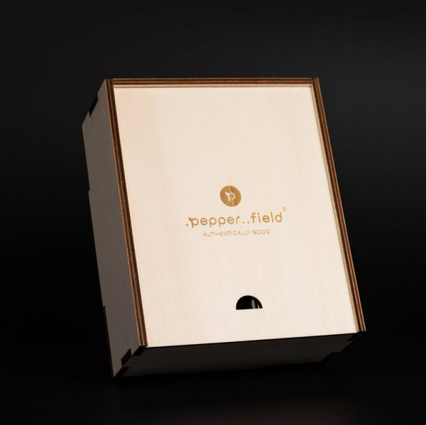 Pepper.field - Kvarn och 3 exklusiva rör med kampotpeppar