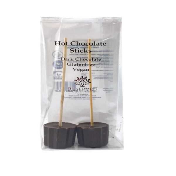Reserved Chocolate Denmark - Chokladpinnar för varm mjölk 2-pack Ljus choklad