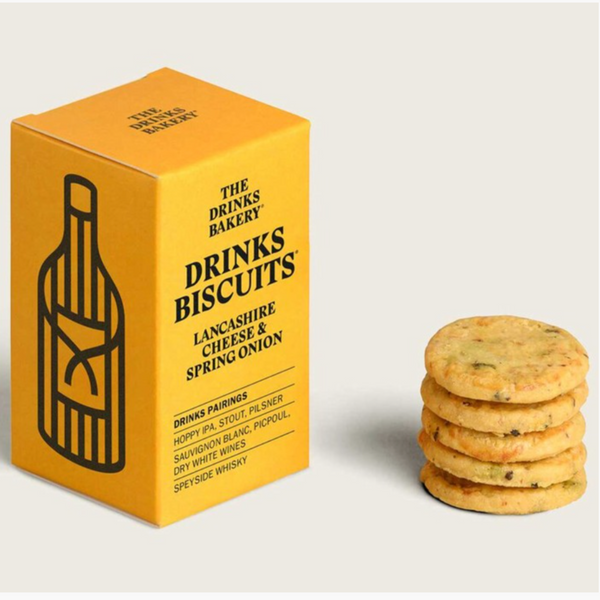 Drinks biscuits - Lancashire-ost & vårlök